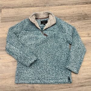 True Grit Sky Blue Sherpa Fleece